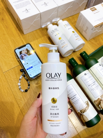 Dưỡng thể Olay Body Cellscience B3+ Optic Glow Radiance siêu trắng sáng da Nội Địa Trung