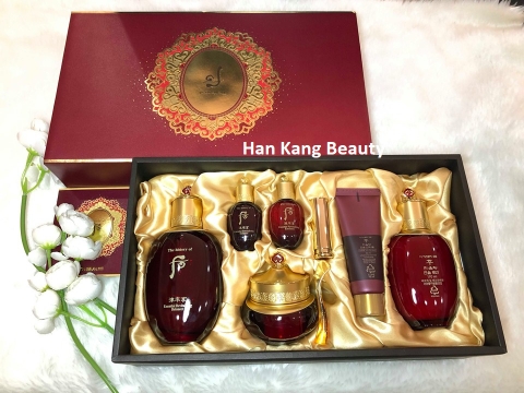 Bộ dưỡng ẩm, căng bóng, trẻ hóa da Whoo Jinyulhyang Special Set (7 SP)