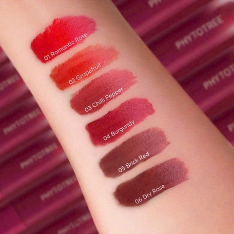 Son Kem Lì có dưỡng 24 Giờ Phytotree Twenty Four Hour Velvet Tint 6g​​​​​​​