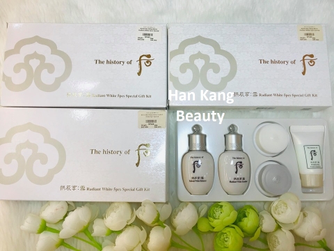 Bộ kit làm trắng Whoo Radiant White 5pcs Special