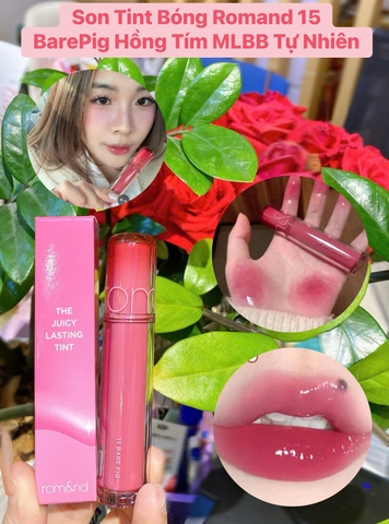 Son Tint Lì, Căng Bóng Romand The Juicy Lasting Tint 3.5g mẫu mới