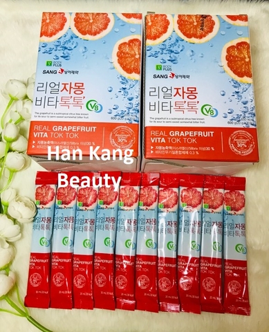 Nước ép bưởi đẹp da giảm cân Real Grapefruit Vita Tok Tok SangA