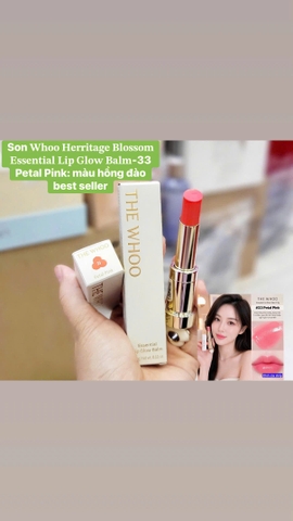 Son Dưỡng Ẩm Có Màu Chống Nhăn Môi The Whoo Essential Lip Glow Balm