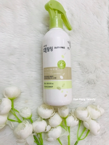 Tẩy da chết toàn thân dạng xịt Smooth Body Peel Mist The Face Shop