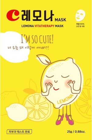 Mặt nạ Lemona cung cấp vitaminC, cân bằng nước, mờ vết thâm Vitatherapy Mask