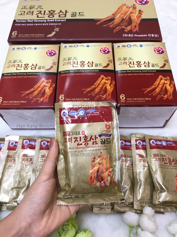 Hồng sâm 6 năm tuổi korean red ginseng gold extract