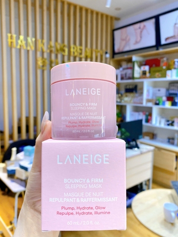 Mặt Nạ Ngủ Cấp Ẩm, Phục Hồi Sáng Da Laneige Bouncy & Firm Sleeping Mask 60ml