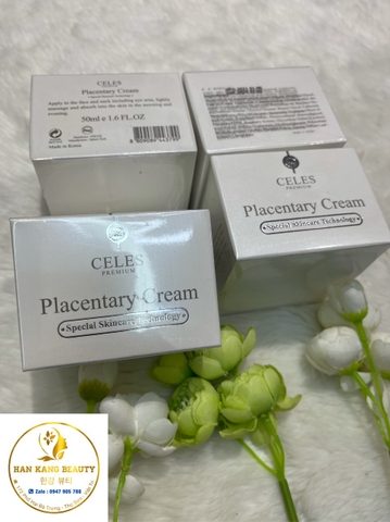 Kem dưỡng nhau thai cừu tái tạo làm trắng da xoá nhăn Celes PreMium Placentary Cream