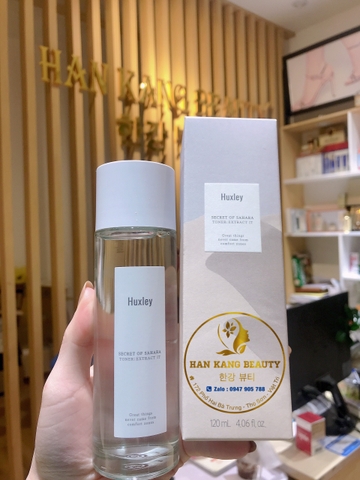 Nước hoa hồng dưỡng ẩm, làm sạch cho cả da nhạy cảm Huxley Secret Of Sahara 120ml