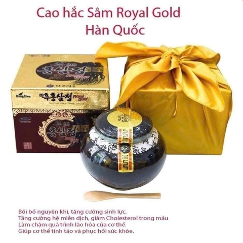 Cao Hắc Sâm Đông Trùng Kanghwa Black Red Ginseng Cordyceps Militaris Royal Gold 1Kg