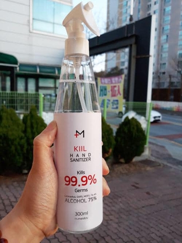 Xịt khử vi khuẩn, rửa tay khô Hàn Quốc  M.Meiday Kill Hand Santizer 300ml