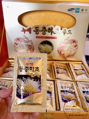 Nước Đông Trùng Hạ Thảo Kanghwa Bio-silkworm Cordyceps (60 gói)