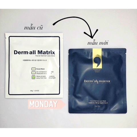 Mặt nạ dưỡng trắng, chống lão hóa Derm-All Matrix Mask 35g ( có VAT )