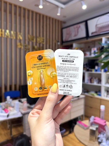 Viên Collagen tươi trắng da, chống lão hóa Ammud Multi Vita Ampoule Hàn Quốc hộp 38v (Có VAT)