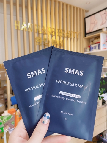 Mặt Nạ Phục Hồi Cấp Ẩm, Giảm Kích Ứng Cao Cấp Smas Peptide Silk Mask ( Cam kết hàng AUTH )