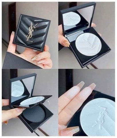Phấn Phủ Nén YSL All Hours Hyper Finish Matte Powder - Tone Translucent (Không Màu) - 7.5g Fullbox