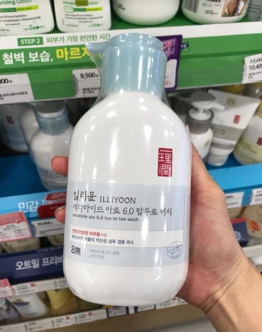 Sữa tắm illiyoon ceramide ato 6.0 top to toe wash (cho em bé và da nhạy cảm)