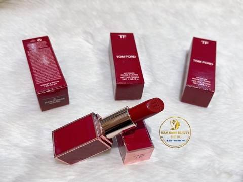 Son Tom Ford Lip Color Rouge À lèvres Limited Edition 16 Scarlet Rouge Scentend- Đỏ Thuần