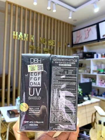 Kem Chống Nắng DBH Dermaesthetics EGF FGF DNA UV Shield EGF FGF DNA SPF47+/ PA+++, 60ml (Có VAT)