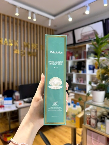 Xịt Chống Nắng trắng da JM Solution Marine Luminous Pearl Sun Spray SPF 50+/PA ++++