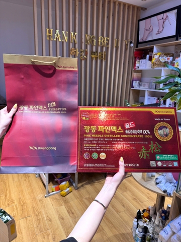 Tinh dầu thông đỏ Hàn Quốc Đỏ Kwangdong Pine Needle Distilled Concentrate 100%