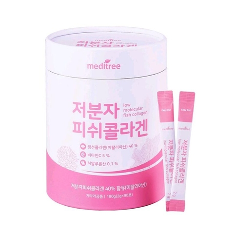 Collagen Cá giúp da căng mịn, chống lão hoá ngăn ngừa các bệnh sụn và khớp Meditree   (Hộp 90 Gói)