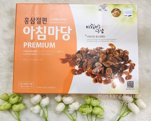 Hồng Sâm thái lát tẩm Mật Ong Achimmadang Hàn Quốc 200g