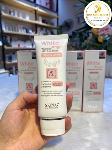 Kem dưỡng ban ngày white angel skinnaz ( dưỡng trắng nâng tông k bết dính)