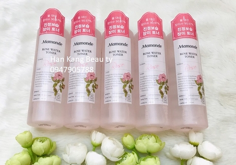 Nước Hoa Hồng Mamonde Rose Water Toner 