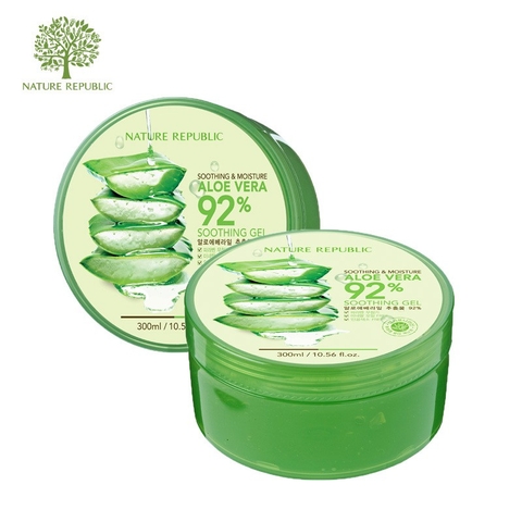 Gel lô hội đa năng Nature Republic Soothing & Moisture Aloe Vera 92% Soothing Gel- 300ml