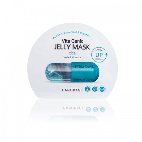 Mặt nạ phục hồi da, mờ thâm cho da mụn Banobagi Vita Genic Jelly Mask Cica