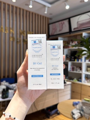 Serum Vitamin B5 tái tạo, phục hồi, chống lão hoá Oxygen Ceuticals B5 Gel Hàn Quốc