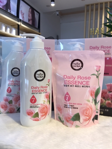 Sữa Tắm Hương Hoa Hồng Daily Rose Essence Romantic Body - Happy Bath ( tặng túi 250ml )