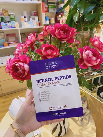 Mặt nạ tái tạo, trẻ hoá, sáng da Kyung Lab Retinol Peptide Complex Mask