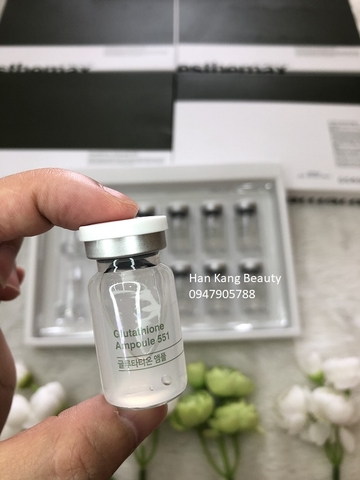 Serum tế bào gốc trắng da, se khít lỗ chân lông Glutathione Ampoule 551 Esthemax