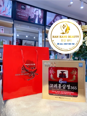 Cao Hồng Sâm Korean 6 years red ginseng extract 365