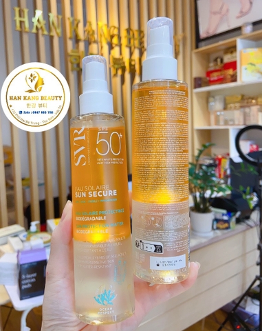 Xịt Chống Nắng SVR Chống Nắng Tuyệt Đối, Phục Hồi Da Sun Secure Eau Solaire SPF 50 200ml