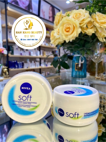 Kem dưỡng ẩm, kem bôi nẻ Nivea Soft 200ml - Nội địa Đức
