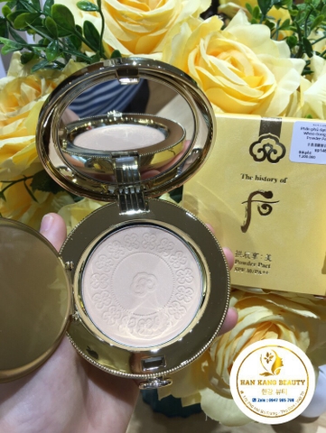 Phấn phủ dạng nén có nhũ Whoo Gongjinhyang Mi Powder Pact