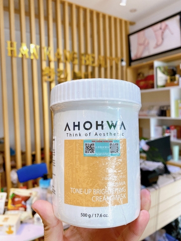 Mặt nạ kem ủ trắng Ahohwa Tone-Up Brightening Cream Mask 500g
