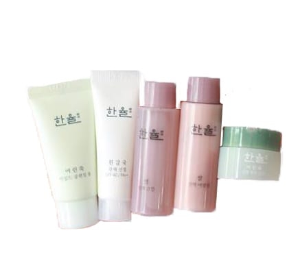 Bộ kit dưỡng trắng và chống lão hóa Hanyul.