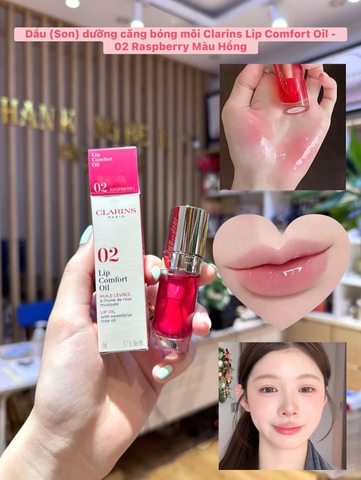 Dầu (Son) dưỡng căng bóng môi Clarins Lip Comfort Oil