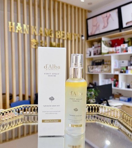 Serum dạng xịt căng bóng d'Alba Piedmont First Spray Serum hydrated & radiant skin 100ml - Thuần chay