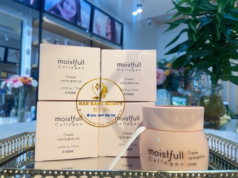 Kem Dưỡng Ẩm Mịn, Săn Chắc Da Etude House Moistfull Collagen Cream 75ml ( Mẫu mới )