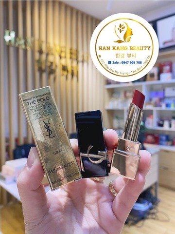 Son Lì Có Dưỡng YSL Rouge Pur Couture The Bold 1971 - Màu Đỏ Gạch (Mẫu Mới 2022)