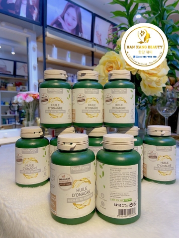 Viên tinh dầu hoa anh thảo Nat & Form Huile D’Onagre Pháp 1500mg