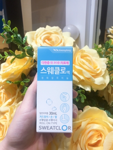 Lăn khử mùi ngăn tiết mồ hôi, trị thâm Kwangdong Sweatclor 30ml