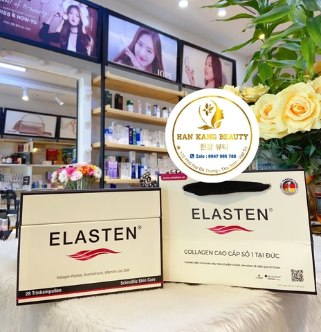 Nước uống Collagen Elasten Giúp Da Căng Mịn, Chống Lão Hóa, Tóc Chắc Khỏe - Collagen Số 1 Tại Đức