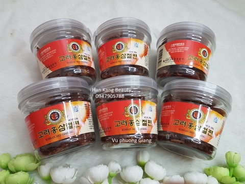 Hồng sâm lát tẩm mật ong 6 năm tuổi Hàn Quốc GEUN SAM 200g