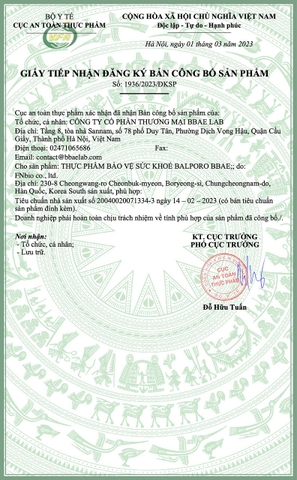 Viên sủi chuyển hoá chất béo Balporo BBae Hàn Quốc, hỗ trợ giảm cân, dưỡng da sáng mịn, phân phối độc quyền bởi BBae Lab